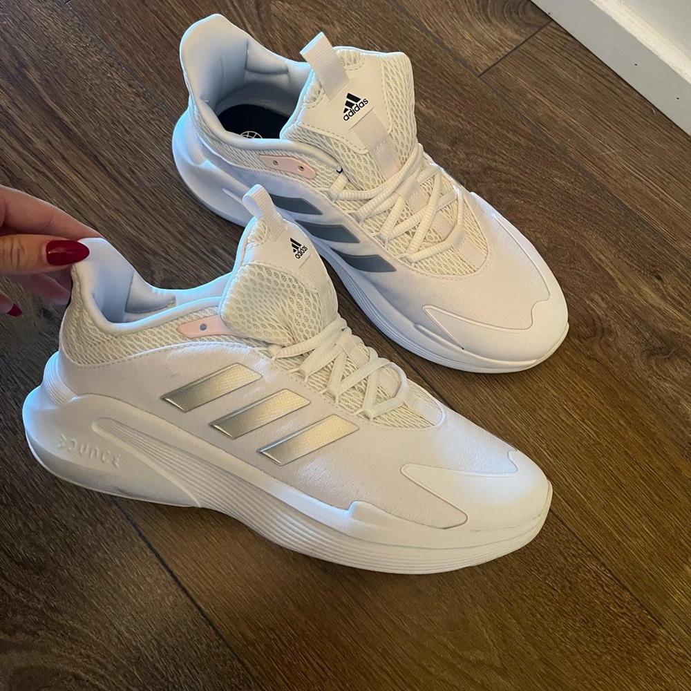 Adidas’s running shoes. Brand new. Worn once.